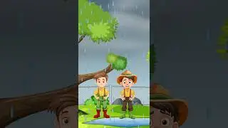 Rain animation in after effects | animated cartoon shorts | 2d animated shorts #cartoon #animation