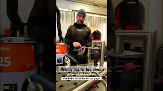 Welding tips for beginners. Watch the full video on our page. #edgearmy #tig