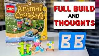 Lego: Animal Crossing 30703: Julian's Beach Painting. Full Build and Thoughts