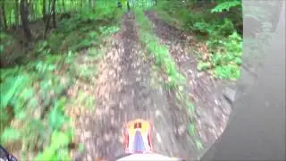 Wine Bottle (KTM 350, Beta 450rs, and KTM 350 exc) Vermont Trail Ride...