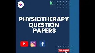 Previous Year Physiotherapy Question Papers || Exam Preparation #physiotherapystudent