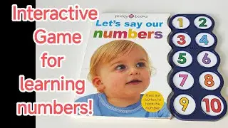 Interactive Fun book for preschoolers & toddlers| Number learning book | Priddy Books