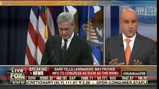 Letter Sent to Congress - AG Barr May Provide Info on Mueller Report As Soon as This Weekend