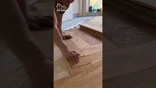 Parquet Floor installation ( Herringbone Wood Flooring ) #parquet #flooring #herringbone #floor