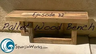 EASY Pallet Wood Bench from 3 PALLETS! // DIY (Ep. 32)