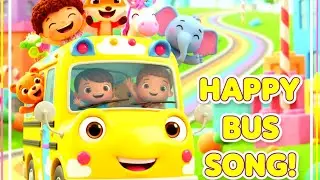 Fun Kids Nursery Rhymes 🎵 | Happy Bus Song | #AyzalKidsStudio #cartoon #kids #shorts #ytshorts 