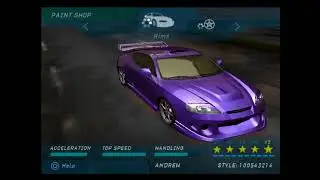 [PS2] Need for Speed Underground - Hyundai Tiburon GT V6 Tuning