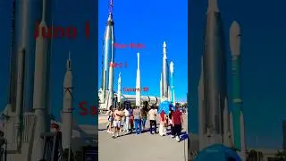Rocket Garden | Kennedy Space Center, Florida #space #kennedyspacecenter #rockets