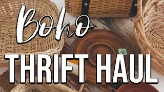 BOHO DECOR THRIFT HAUL | Bohemian Home Decor Haul | Boho Chic Style