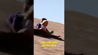 Sledding on Sand is WILD!  Great Sand Dunes National Park