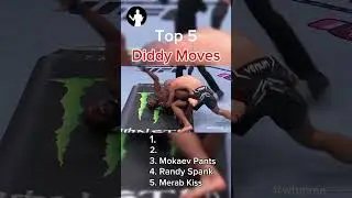 5 of the Diddiest moves in UFC history! #ufc #mma #diddy #wrestling #boxing