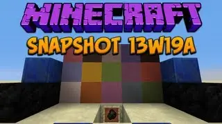 Minecraft: 13w19a Stained Clay! 16 New Colored Blocks
