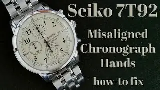 Seiko 7T92 Chronograph Hand Reset