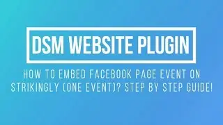 How To Embed Facebook Page Event (One Event) on Strikingly Website?