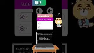 ✨Simple Quiz  ❓Left Shift Operator ✨#java  #shorts #quiz