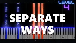 Separate Ways (Worlds Apart) - Journey - ADVANCED Piano Tutorial
