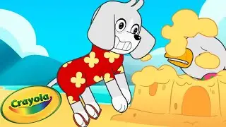 Beach Days 🌴 Season One Mix  | Scribble Scrubbie Pets | Crayola Cartoons for Kids