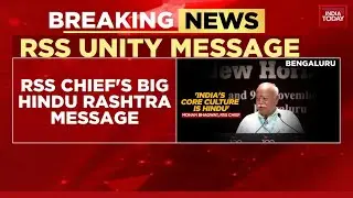 Bhagwat's 'Hindu Nation' Declaration Ignites Political Firestorm With Karnataka's Congress Govt