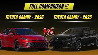 Toyota Camry 2026 vs Toyota Camry 2025 | Interior and Exterior Look | Specs Comparison