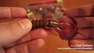 Силиконовые приманки Nimble от Crazy Fish