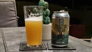 New England Brewing Co, Tractor Tread Hazy IPA review.  Yarn.