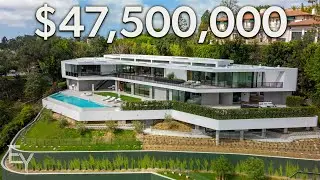 Экскурсия по особняку Bel Air площадью 47 500 000 кв. м с футуристически современным дизайном