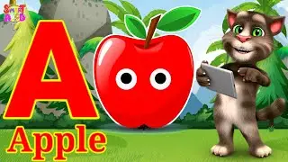 Phonics Song 2 with TWO Words in 3D - A For Apple🍎🍏- A For Ant 🐜 - ABC Alphabet Songs & Sounds 