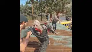 Days Gone Gameplay PC Intense Horde Battle Cascade Rail Line #gaming #zombie #zombies #daysgone 