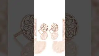Rose Gold Star Stud Earrings