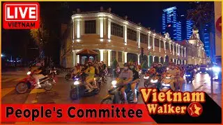 People's Committee of Ho Chi Minh City 🚗 Saigon STREET Live📺 HoChiMinh 🧍🏻&zwj;♂️ Walking in Vietnam 🚶🏻🇻🇳