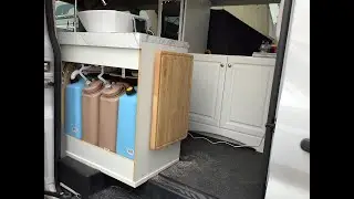 10. Kitchen Build in a Ford Transit Passenger Van