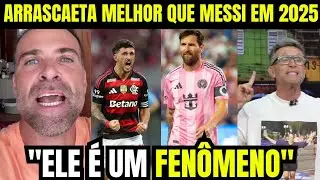 FEN&Ocirc;MENO!!! PILHADO E NETO RASGAM ELOGIOS A ARRASCAETA MELHOR JOGADOR DA AM&Eacute;RICA EM 2025
