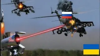 Short time! NATO-US Navy Targets 7 RUSSIAN KA-52 Helicopters Passing Over the Black Sea!!!!