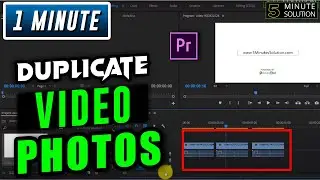 How to duplicate video and photos in premiere pro 2025