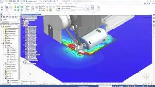 CFD Simulation in Solid Edge ST10   YouTube 360p