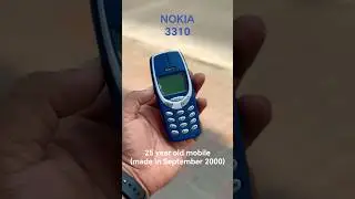 The most ever sold mobile in the history _ NOKIA 3310 - 25 year old #nokia #trending #shorts