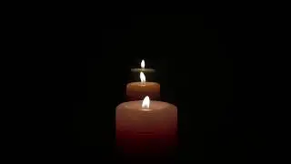 12 Hours of Silent Candlelight | Dark Screen Candle Ambience for Sleep & Relaxation