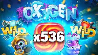 BIG BONUS BUYS on OXYGEN by ELK - HUGE 500X MULTI!! (Roobet Bonus Buys)