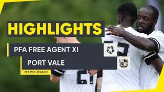 ⚽️ PFA Free Agent XI vs Port Vale | Goals from Hiwula and Olomola