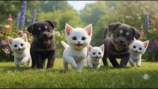 Adorable Kittens and Cute Puppies Playing Together | Heart-Melting Animal Friendship | HaoMao