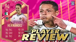 5⭐ WEAK FOOT! 94 FUTTIES HERNANDEZ SBC PLAYER REVIEW - CHICHARITO - FIFA 23 ULTIMATE TEAM