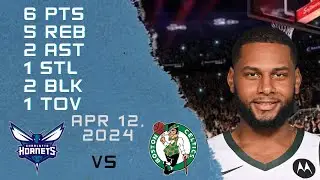 Marques Bolden player Full Highlights vs CELTICS NBA Regular season game 12-04-2024