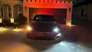Desis in America 🇺🇸 Who Needs a Dance Floor? Tesla Model S in Dallas Snow ❄️😂