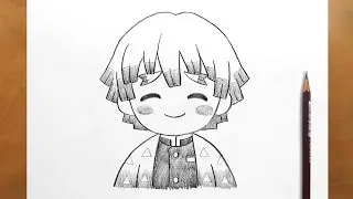 How to Draw Zenitsu (Demon Slayer) &ndash; Easy for Beginners