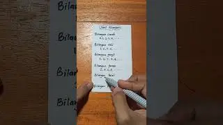 jenis bilangan