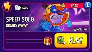 Match Masters / Speed Solo / Bombs Away 650 / Hard / Vinnie Hearts fall when the board refills 