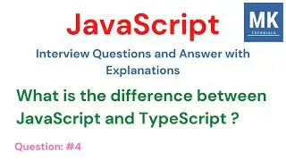 Difference between JavaScript & Typescript 🔥 | JavaScript Interview Questions - #4 | #js #typescript