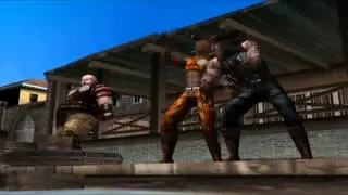 God Hand - Secret stage 5-1 civilian drowning cutscene