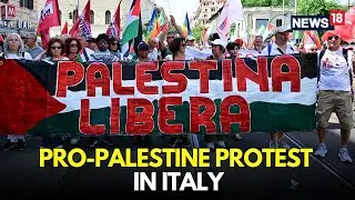 LIVE | Pro-Palestinian Protesters Seek Cancellation Of Italy's WC Qualifier Against Israel | N18G