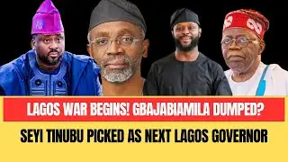 BETRAYAL🔥APC Leaders Rage: Tinubu Chooses Seyi for LAGOS STATE GOVERNOR